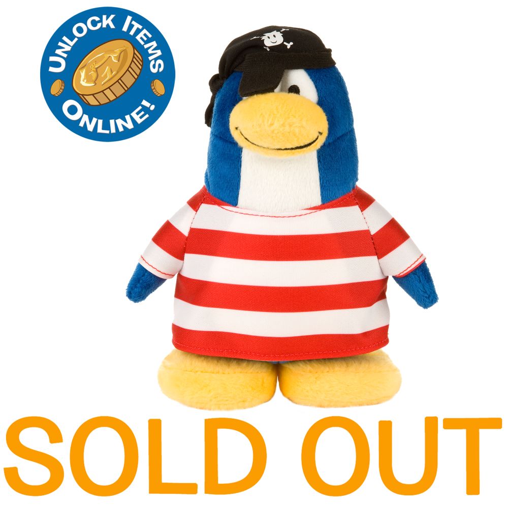 Club Penguin 6 1/2'' Limited-Edition Penguin Plush - Shipmate (Semi-Rare Chase)