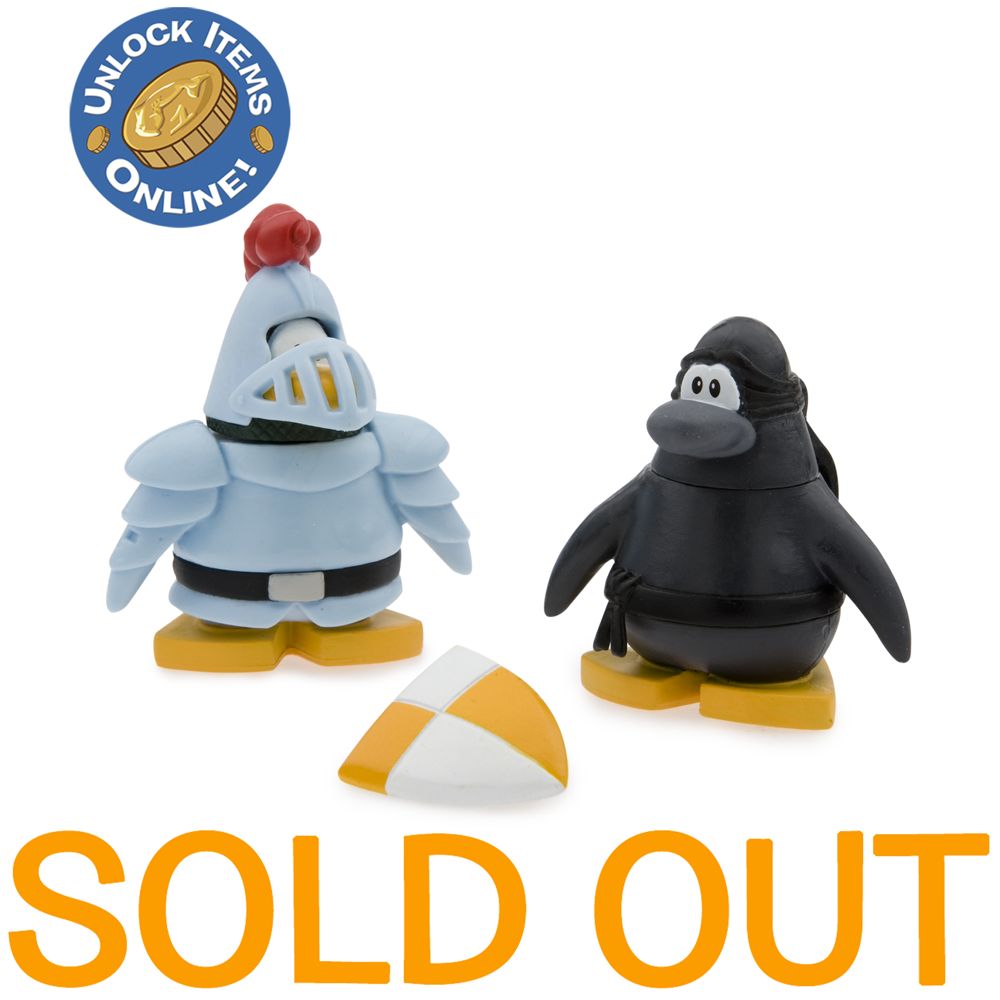 Club Penguin 2'' Mix 'N Match Figure Pack - Ninja and Knight