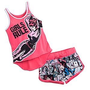 Black Widow Short Sleep Set for Women