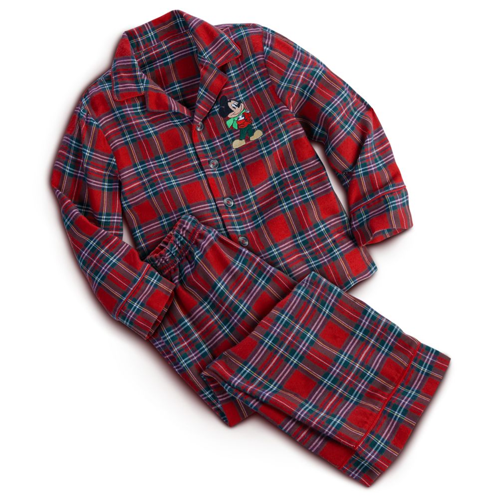 Mickey Mouse Flannel Pajama Set for Boys - Holiday