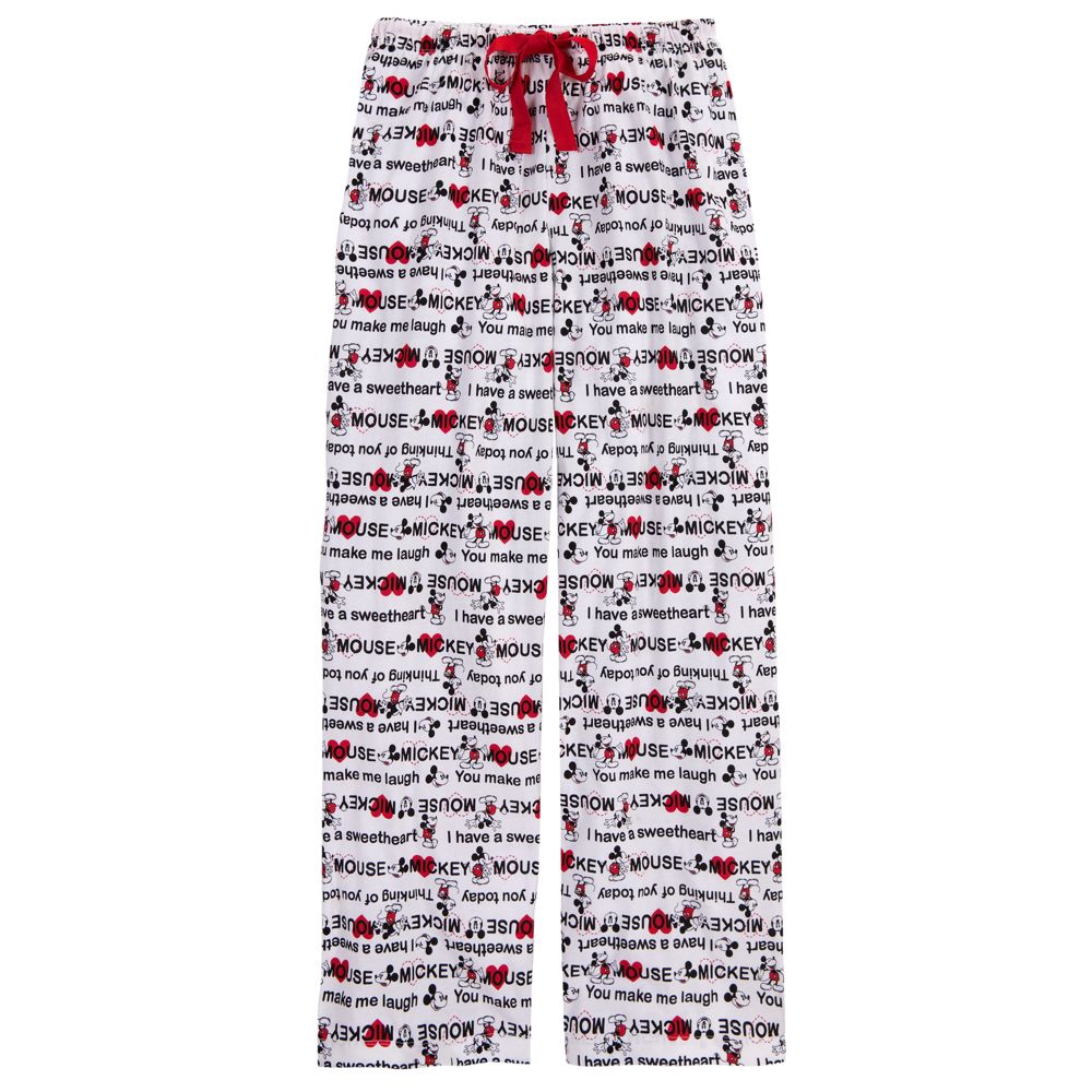 Quotation Mickey Mouse Lounge Pants for Women