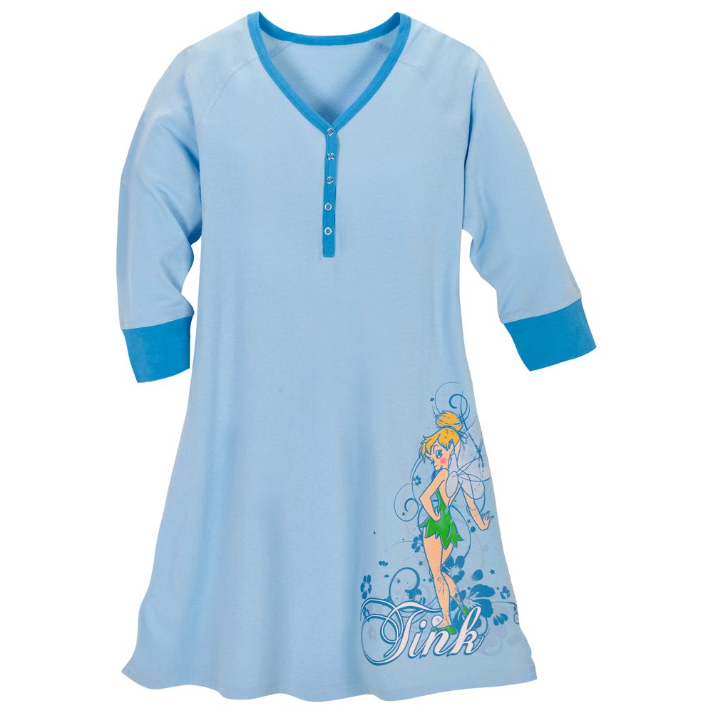 Raglan Tinker Bell Nightshirt for Women