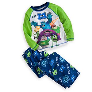 Monsters University Raglan Pajama Set for Boys