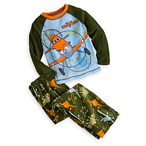 Planes Raglan Pajama Set for Boys
