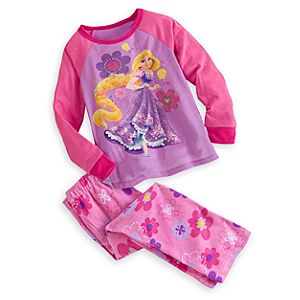 Rapunzel Raglan Pajama Set for Girls