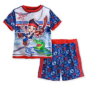 Jake and the Never Land Pirates PJ Pal Shorts Set for Boys