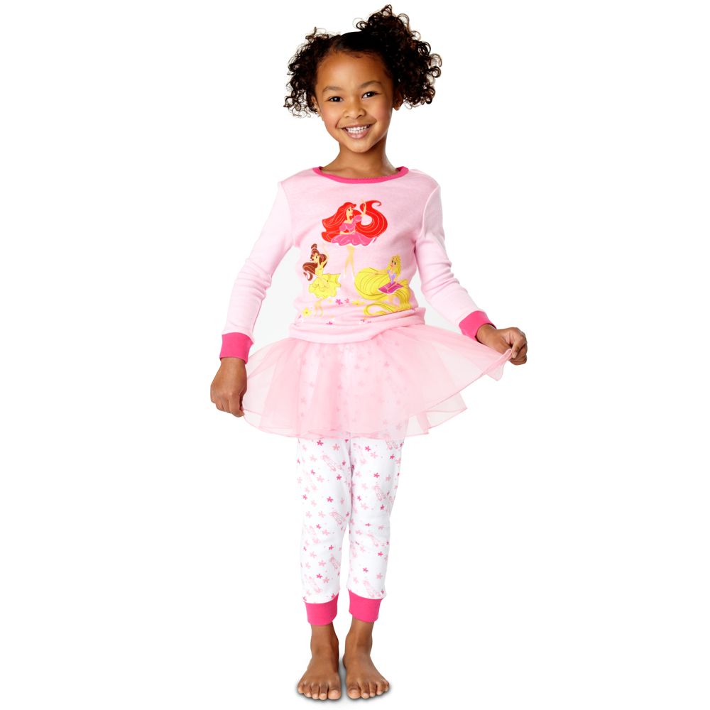 Deluxe Ballet Disney Princess PJ Pal and Tutu Set for Girls -- 3-Pc.