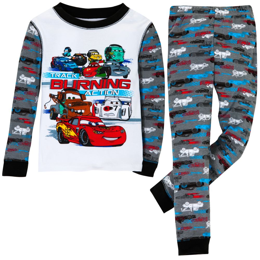 Track Burning Action Cars 2 PJ Pal for Boys