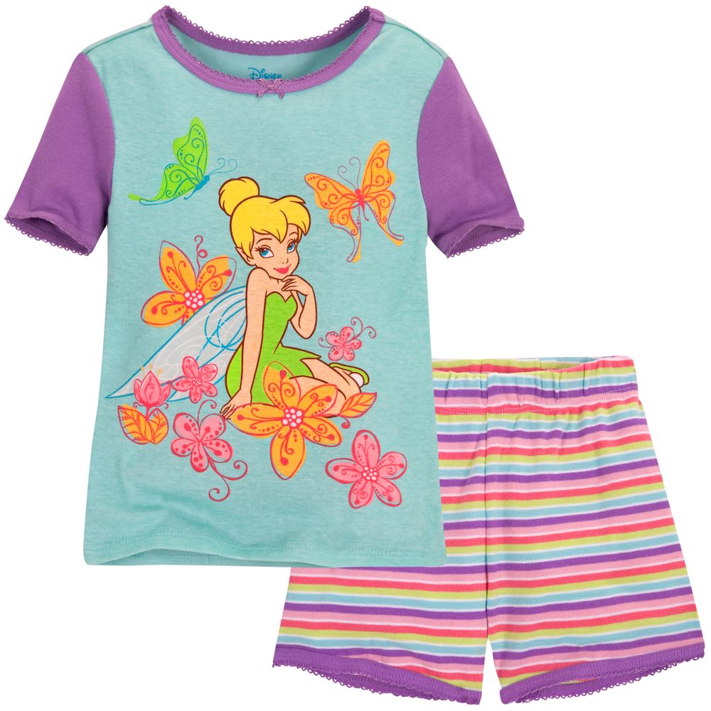 Short Tinker Bell PJ Pal for Girls