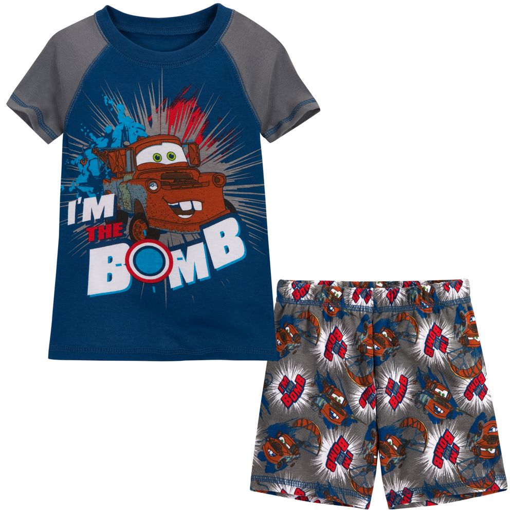 Short Cars 2 Tow Mater PJ Pal for Boys