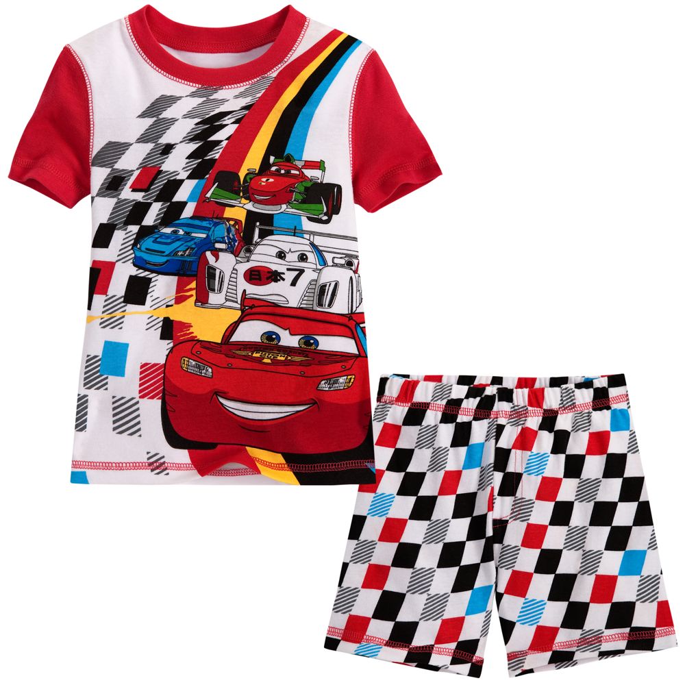 Short Cars 2 Lightning McQueen PJ Pal for Boys