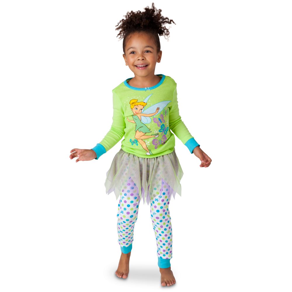 Deluxe Tinker Bell PJ Pal and Tutu Set for Girls -- 3-Pc.