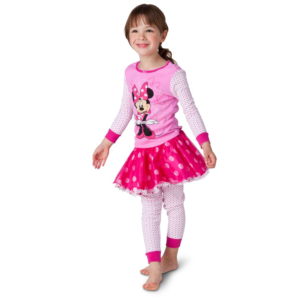 Deluxe Minnie Mouse PJ Pal and Tutu Set for Girls -- 3-Pc.