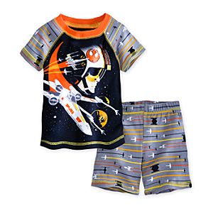 Luke Skywalker PJ Pal Shorts Set for Boys