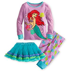 Ariel Deluxe PJ Pal and Tutu Set for Girls