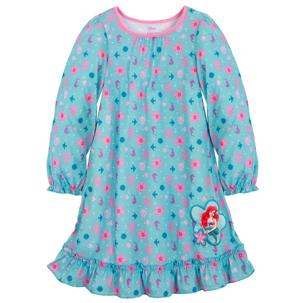 Ruffled Ariel Nightshirt for Girls