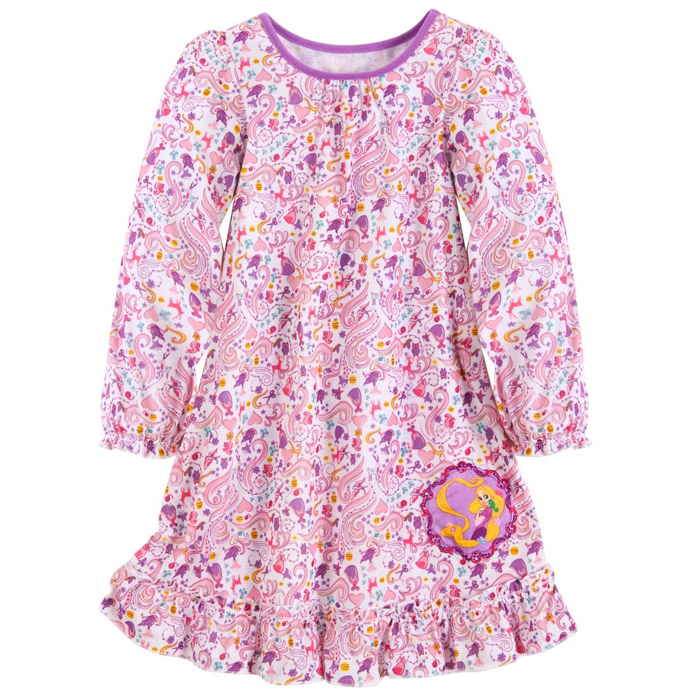 Ruffled Rapunzel Nightshirt for Girls