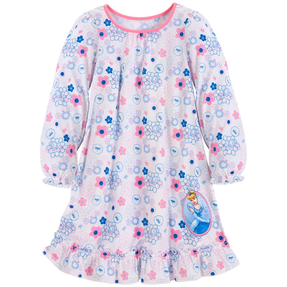 Ruffled Cinderella Nightshirt for Girls