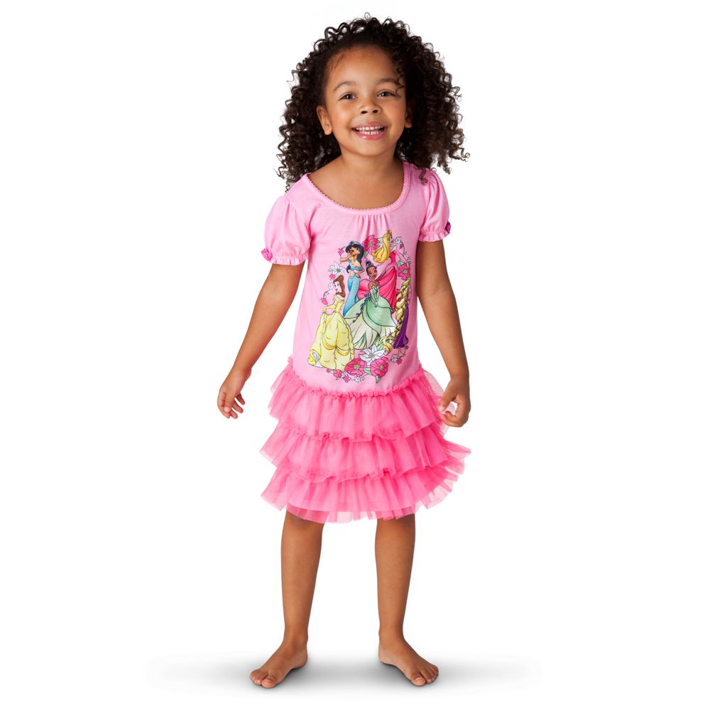 Deluxe Tutu Disney Princess Nightgown for Girls