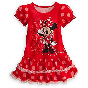 Minnie Mouse Nightshirt Tutu for Girls