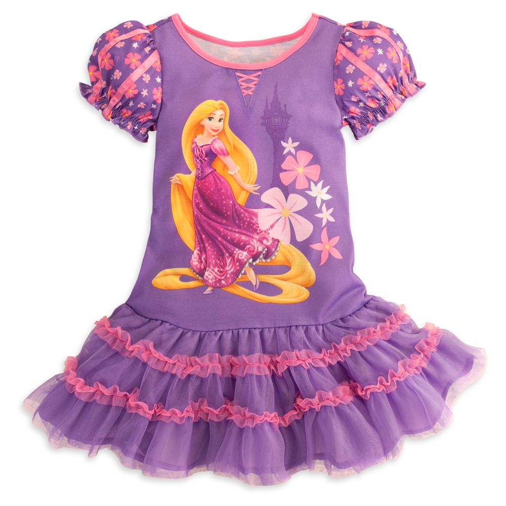 Rapunzel Nightshirt with Tutu for Girls