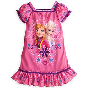 Anna and Elsa Nightshirt for Girls - Frozen