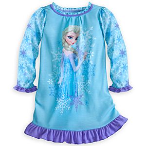 Elsa Nightshirt for Girls - Frozen