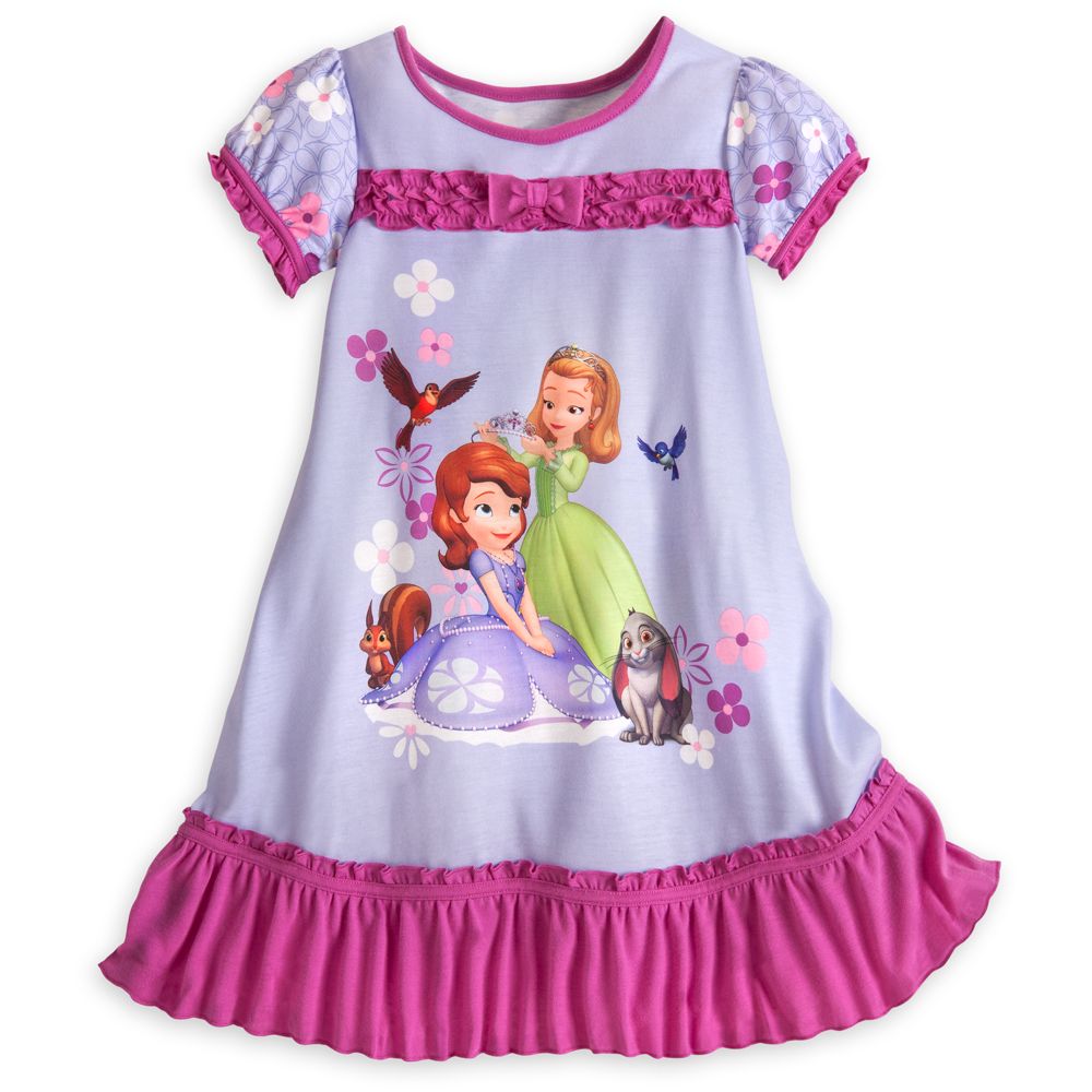 Sofia and Amber Nightshirt for Girls