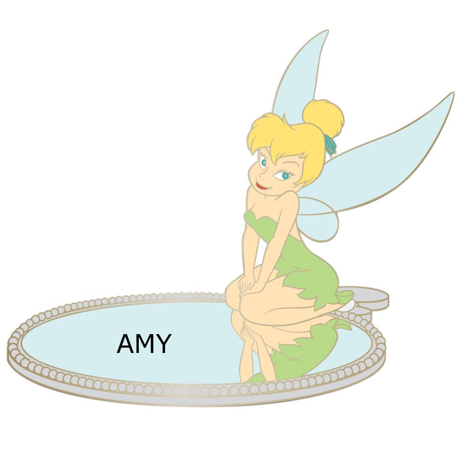 Personalized Tinker Bell Pin