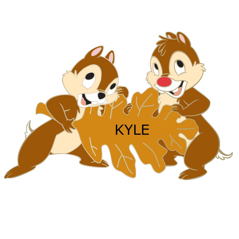 Personalized Chip an' Dale Pin
