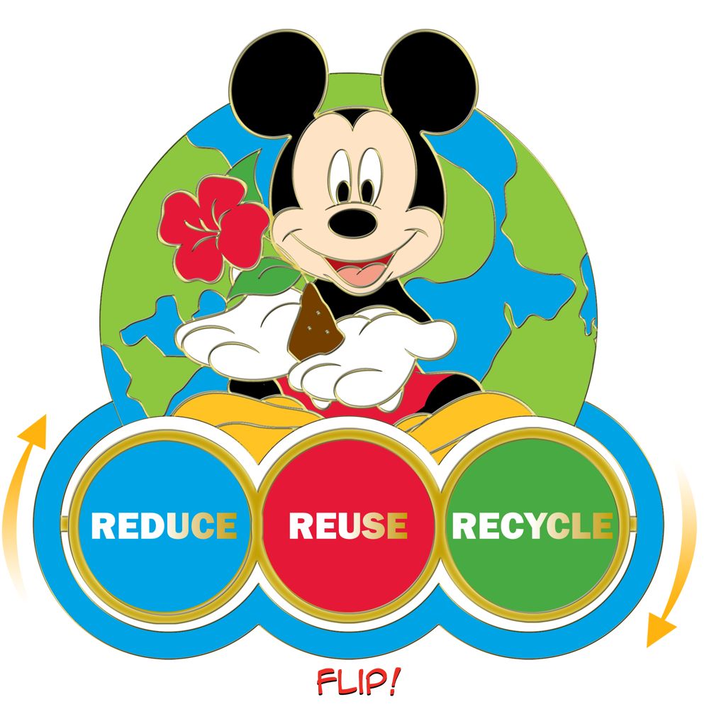 Goin' Green Series Mickey Mouse Pin