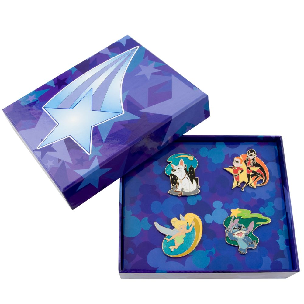 World of Disney Shooting Star Mystery Pin Set -- 4-Pc.