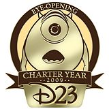 D23 Membership Exclusive Charter Year Mike Wazowski Pin