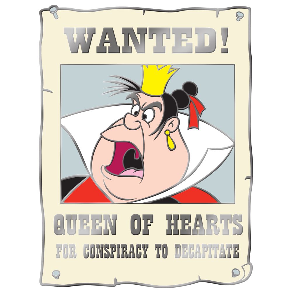Wanted! Queen of Hearts Pin