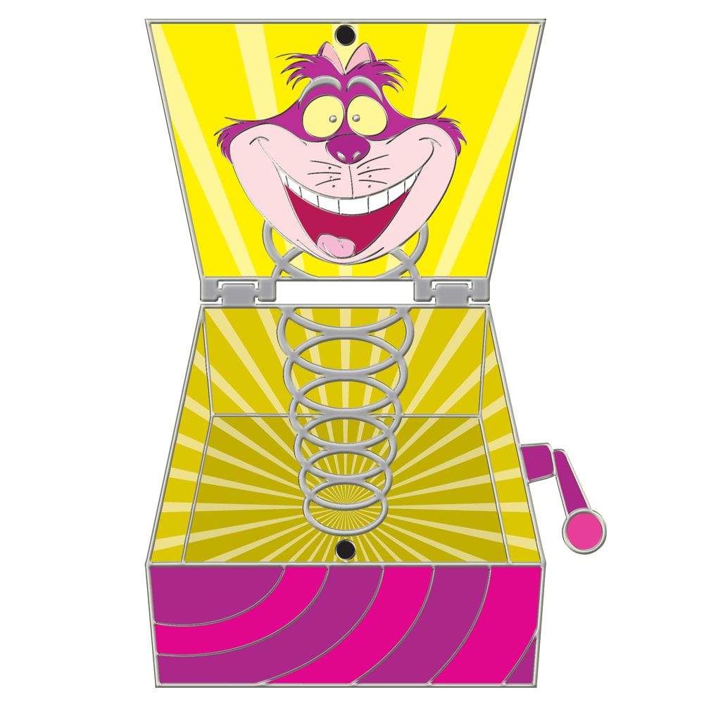 Jack in the Box Cheshire Cat Pin