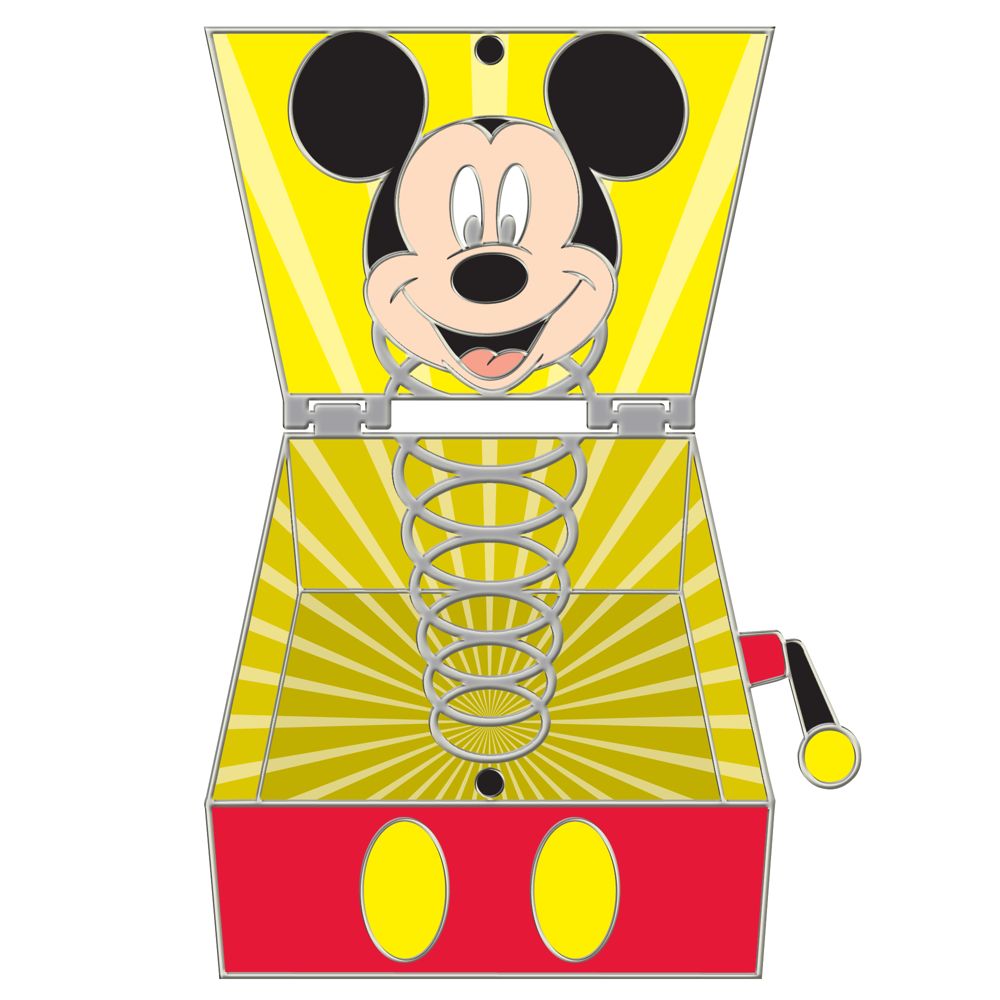 Jack in the Box Mickey Mouse Pin
