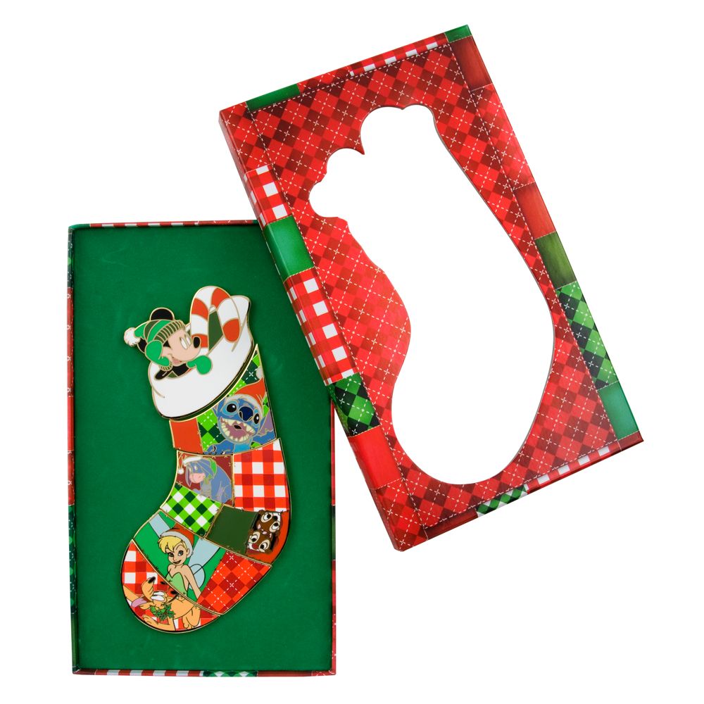Disney Christmas Stocking Puzzle Pin Set -- 6-Pc.