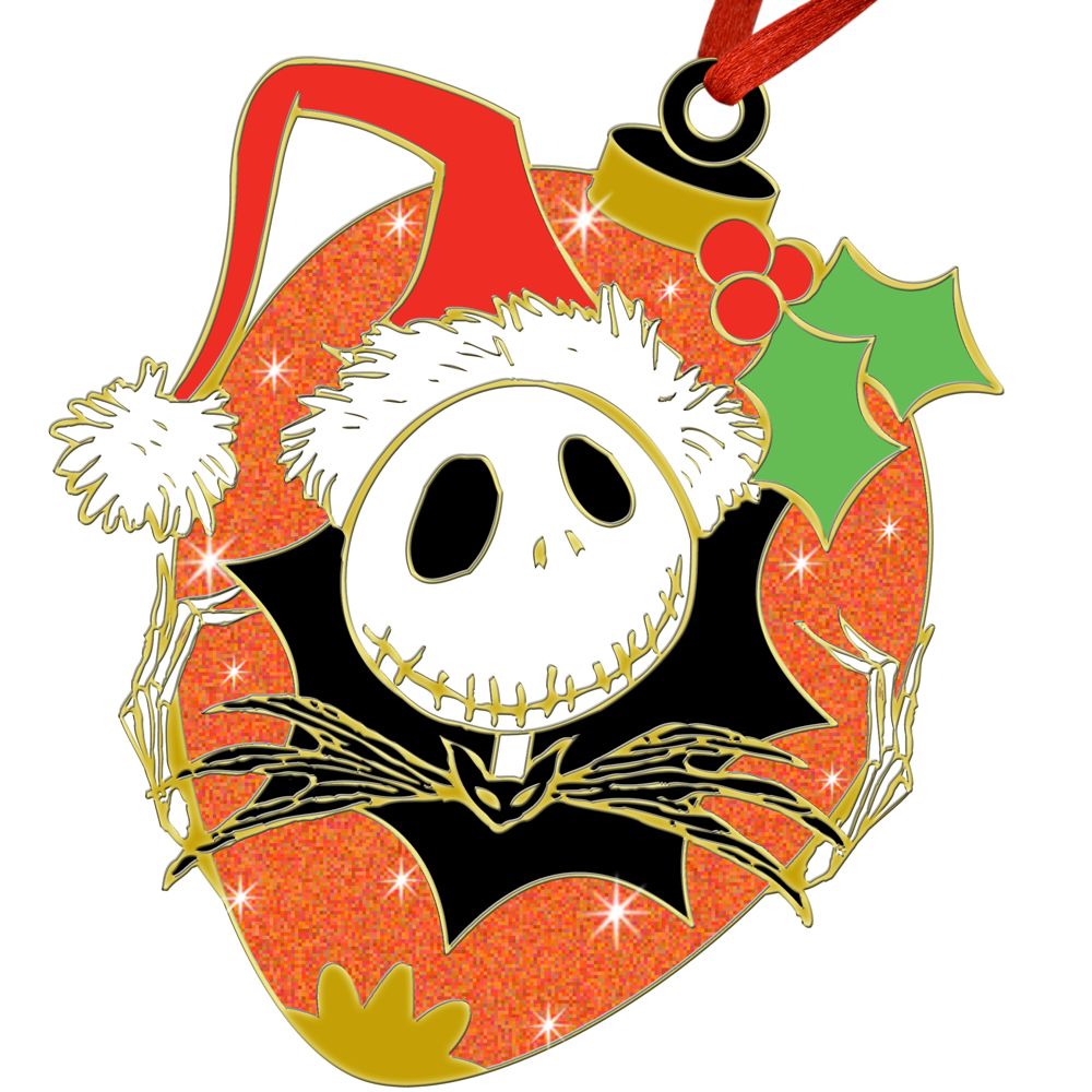 Holiday Ornament Jack Skellington Pin