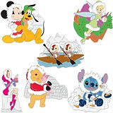Arctic Disney Pin Set -- 6-Pc.
