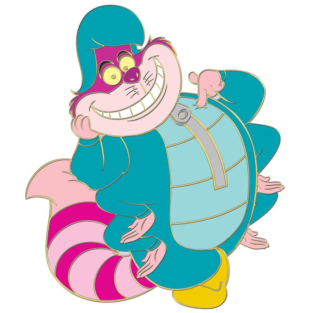 Caterpillar Costumed Cheshire Cat Pin