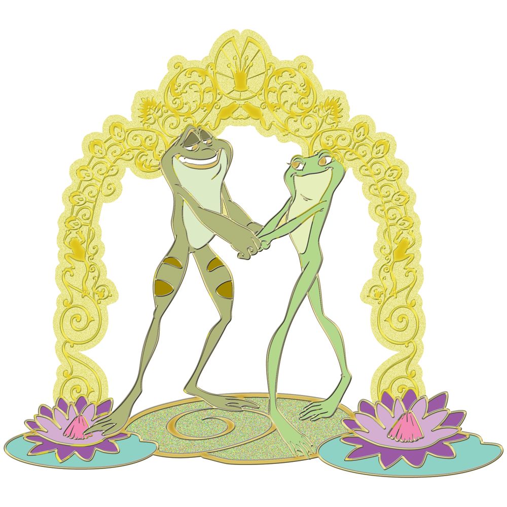 The Princess and the Frog Tiana and Naveen as Frogs Pin
