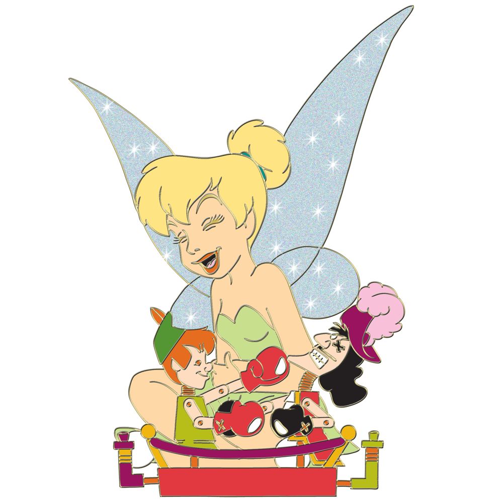 Time for Toys Peter Pan, Captain Hook and Tinker Bell Pin