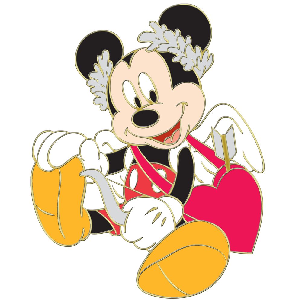 2010 Valentine's Day Mickey Mouse Pin