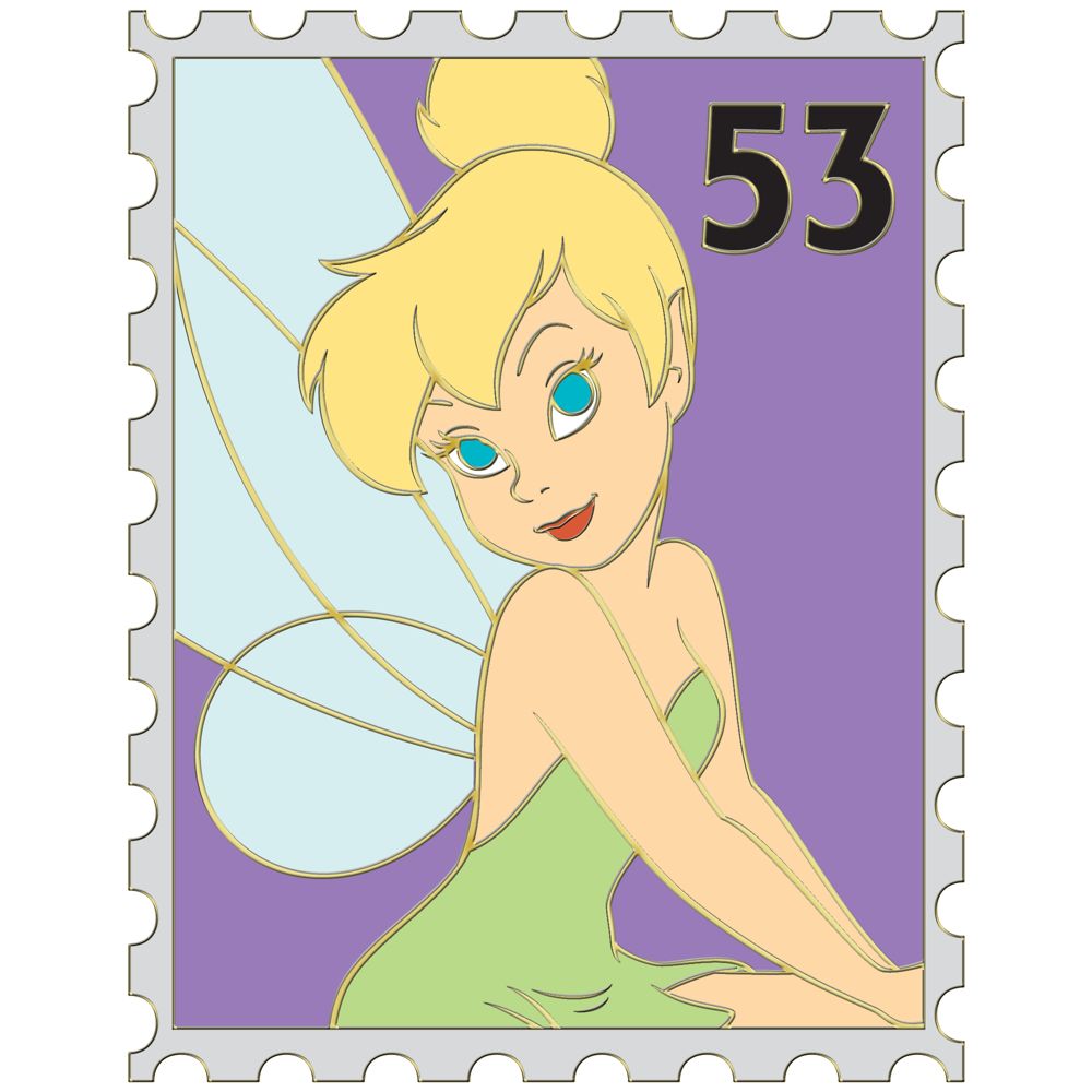 Postage Stamp Tinker Bell Pin