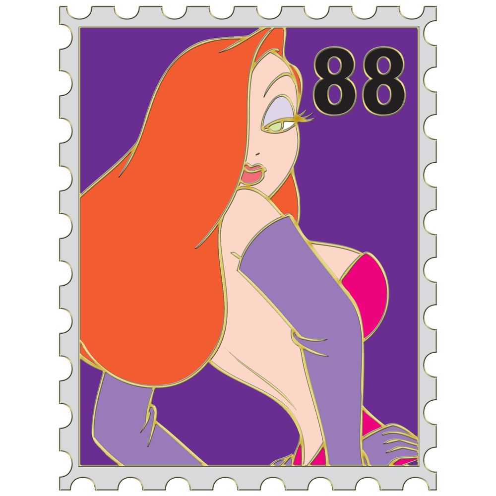 Postage Stamp Jessica Rabbit Pin
