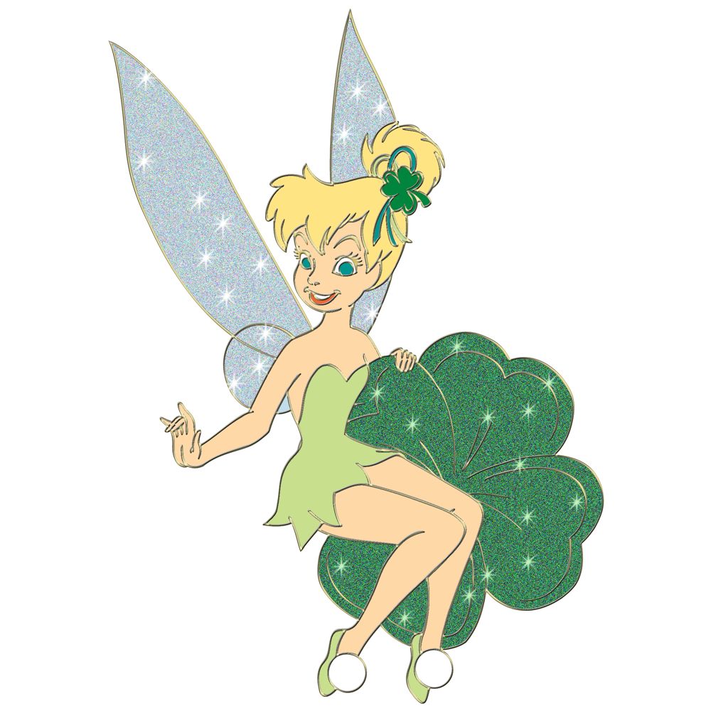 St. Patrick's Day Tinker Bell Pin