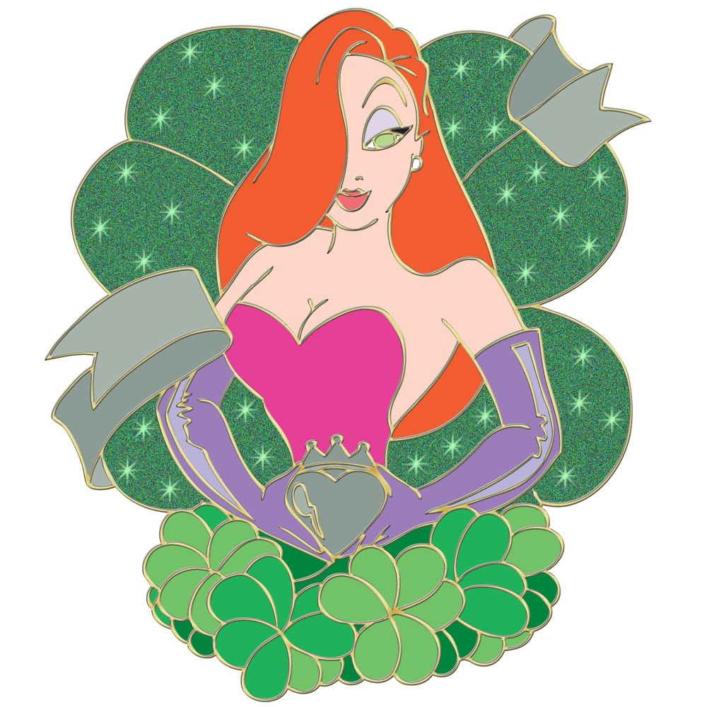 St. Patrick's Day Jessica Rabbit Pin