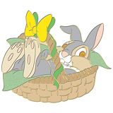 Easter Basket Thumper Pin