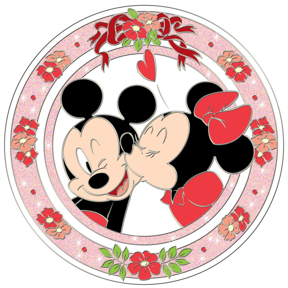 Disney Kiss Minnie and Mickey Mouse Pin