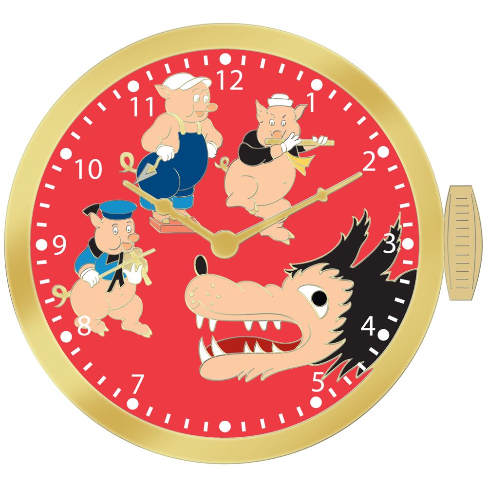 Fun Time Three Little Pigs Pin